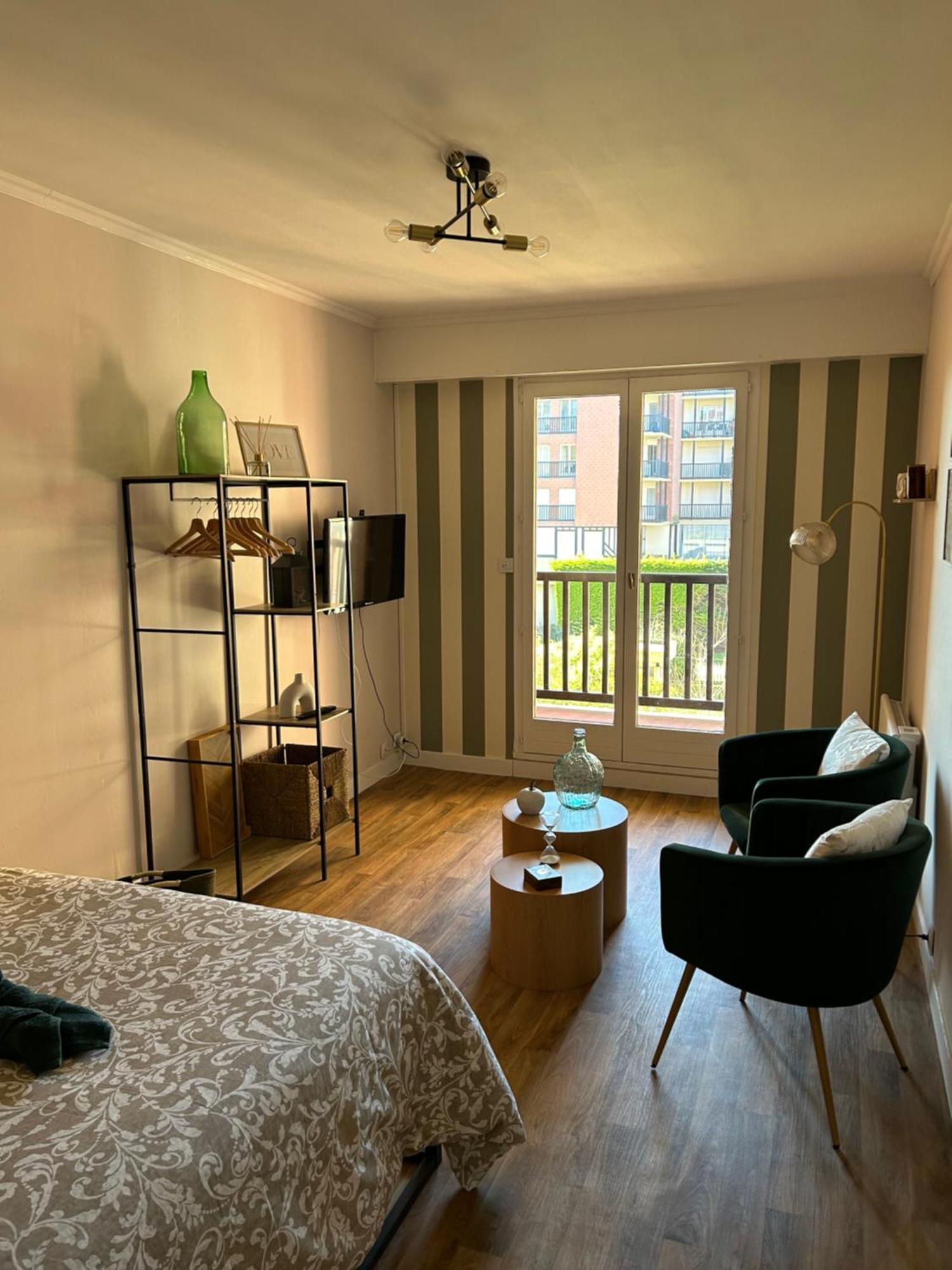 La Suite Emeraude, Studio Chic, Acces Direct Plage Cabourg Kültér fotó